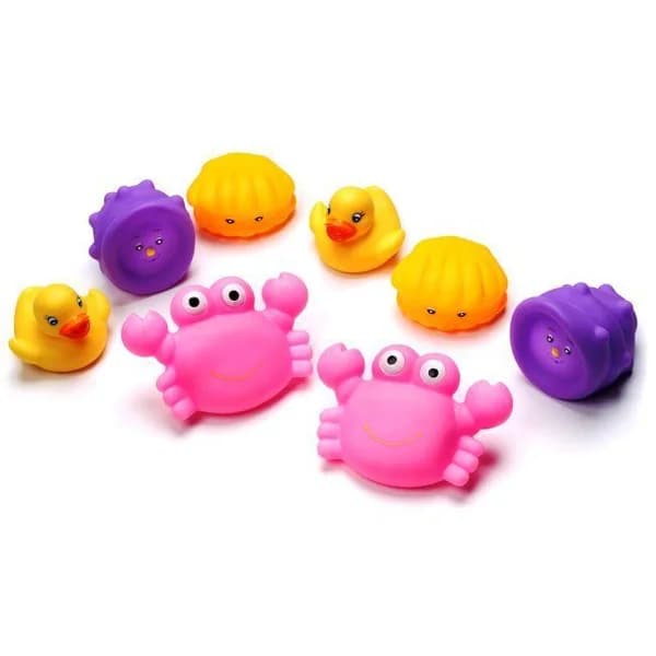 Jugete baño, set animalitos con colores divertidos y sellados para evitar la formación de moho en el interior PLAYGRO - 1 ud - Imagen del producto en Findit