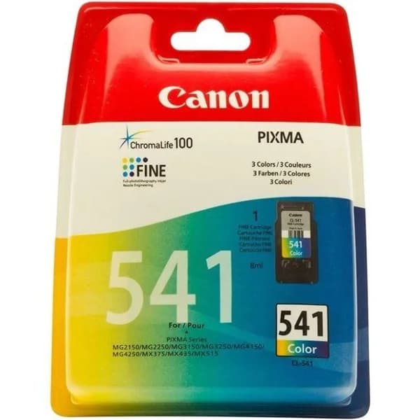 Cartucho de tinta original tricolor CL-541 CANON, 1 ud - 1 ud - Imagen del producto en Findit