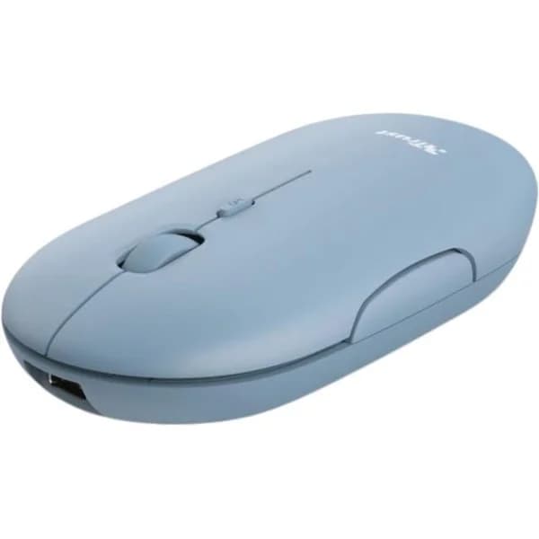 Ratón óptico inalámbrico azul, ultrafino, Puck TRUST - 1 ud - Imagen del producto en Findit