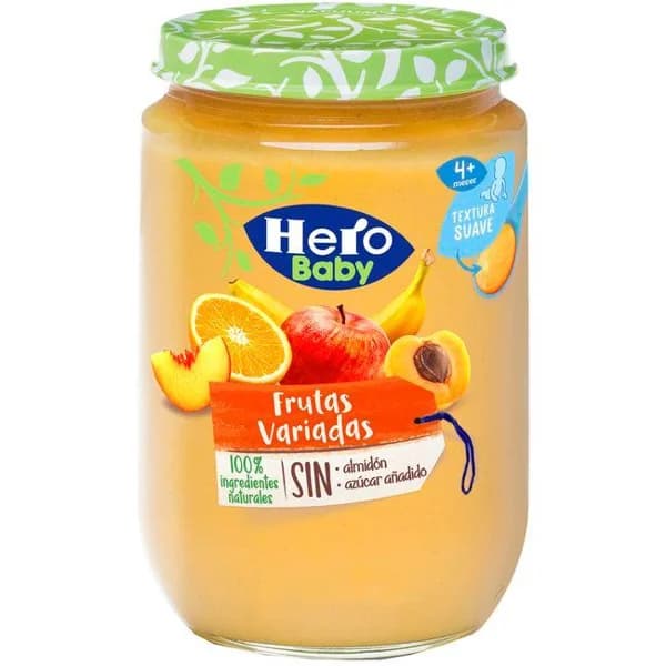 Tarrito de frutas variadas HERO, tarro 190 g - 0.19 kg - Imagen del producto en Findit
