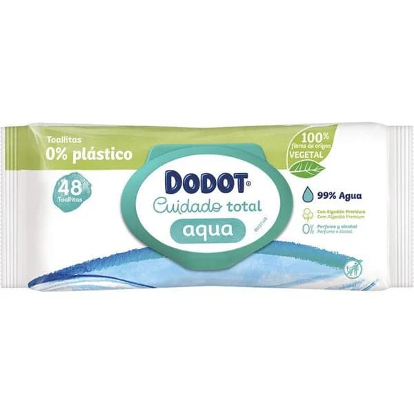 Toallitas plastic free DODOT, paquete 48 uds - 48 ud - Imagen del producto en Findit
