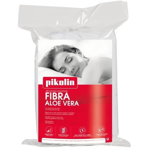 Almohada de fibra Aloe Vera PIKOLIN, 70 cm - 0.7 m - Imagen del producto en Findit