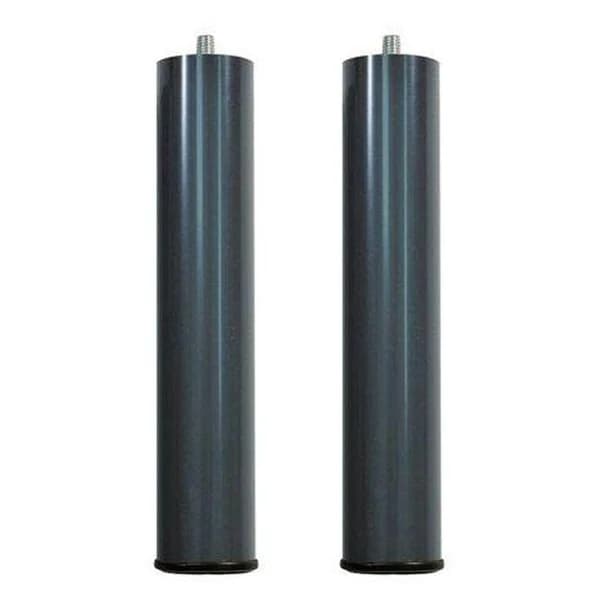 Juego de 2 patas para somier, 26 cm, color gris PIKOLIN - 1 ud - Imagen del producto en Findit
