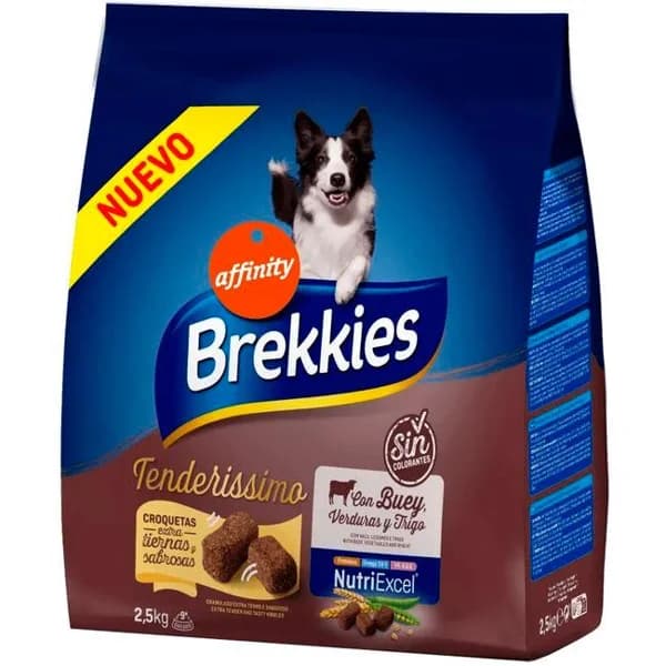 Alimento para perro adulto BREKKIES TENDERISSIMO, saco 2,5 kg - 2.5 kg - Imagen del producto en Findit