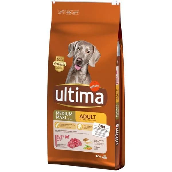 Alimento de buey&arroz para perro adulto ULTIMA, saco 12 kg - 12 kg - Imagen del producto en Findit