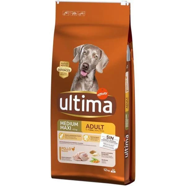Alimento de pollo-arroz para perro adulto ULTIMA, saco 12 kg - 12 kg - Imagen del producto en Findit