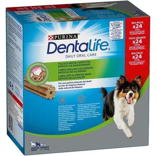 Snack dental perro mediano DENTALIFE, 24 uds, paquete 552 g - 1 ud - Imagen del producto en Findit