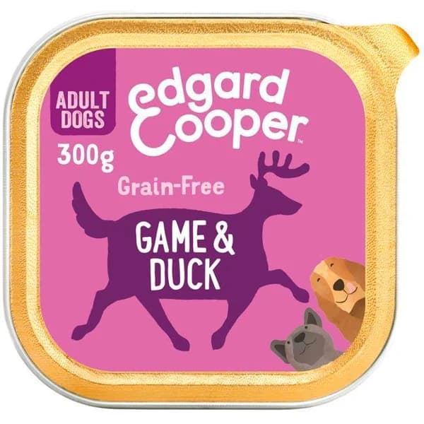 Alimento de caza para perro EDGARD&COOPER, tarrina 300 g - 1 ud - Imagen del producto en Findit