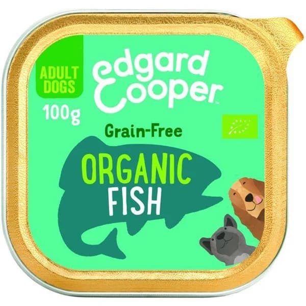 Alimento para perro bio de pescado EDGARD&COOPER, tarrina 100 g - 1 ud - Imagen del producto en Findit