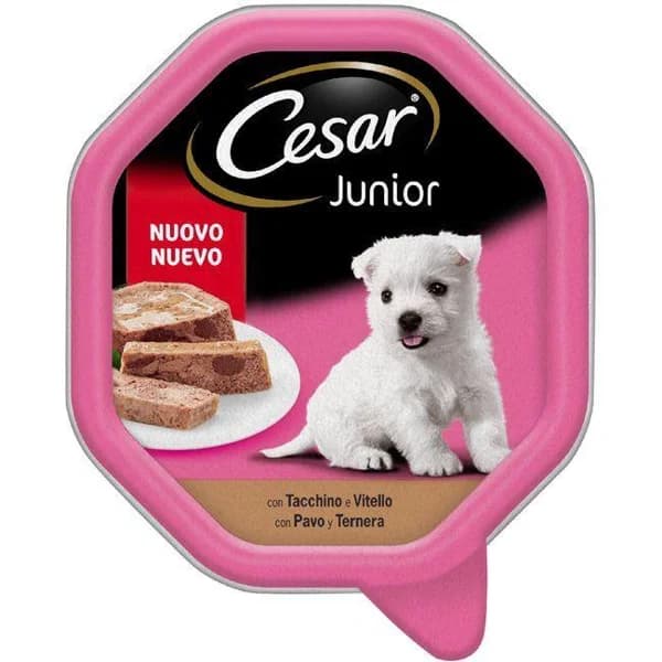 Alimento con pavo-ternera para cachorro CESAR, tarrina 150 g - 0.15 kg - Imagen del producto en Findit