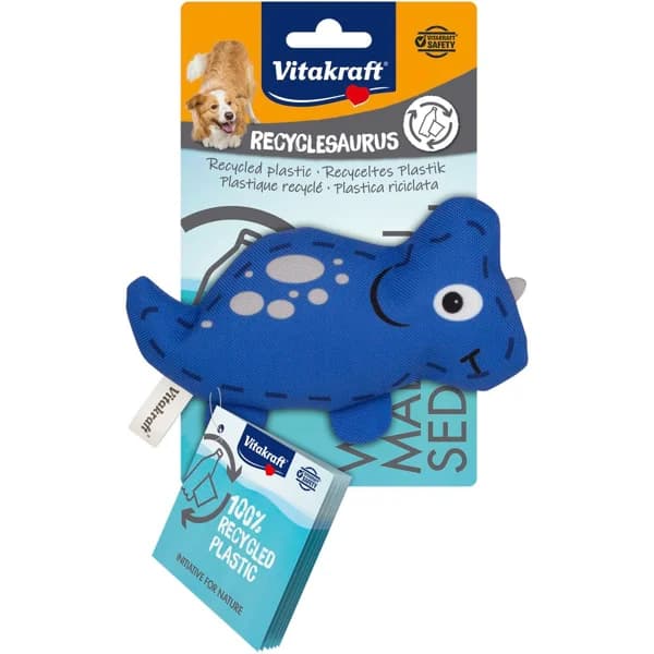 Juguete dino pequeño azul para perro VITAKRAFT, 1 ud - 1 ud - Imagen del producto en Findit