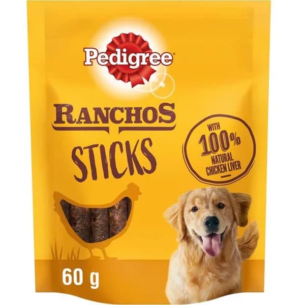 Sticks ranchos de hígado PEDIGREE, bolsa 60 g - 0.06 kg - Imagen del producto en Findit