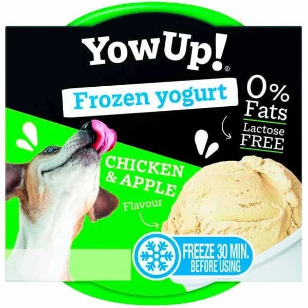 Helado de pollo y manzana para perro YOWUP, tarrina 110 g - 1 ud - Imagen del producto en Findit