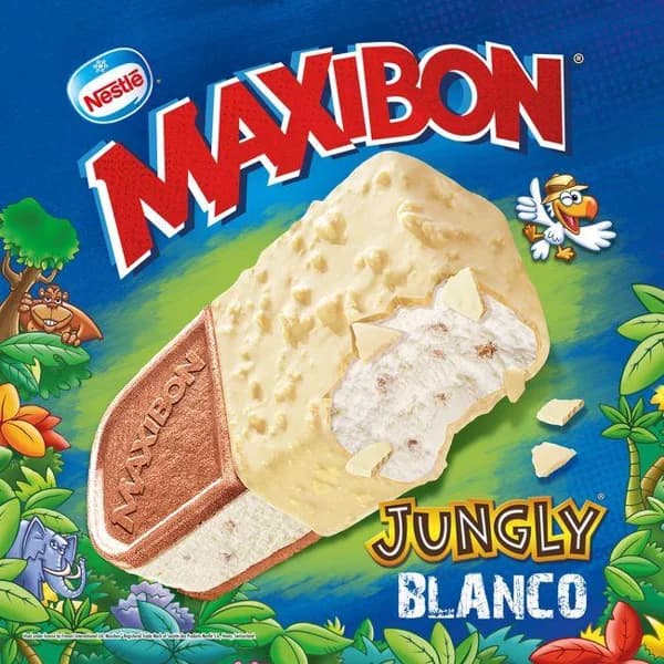 Sandwich Jungly blanco MAXIBON, 1 ud, 120 g - 0.12 kg - Imagen del producto en Findit