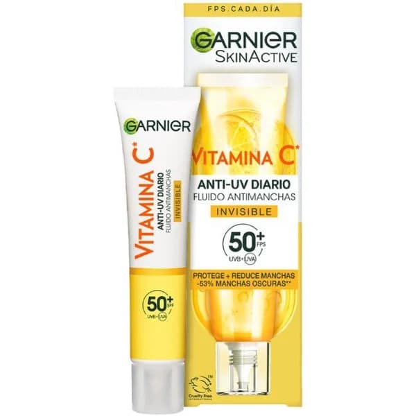 Fluido Vit-C invisible SPF50 SKIN ACTIVE, tubo 40 ml - 0.04 l - Imagen del producto en Findit