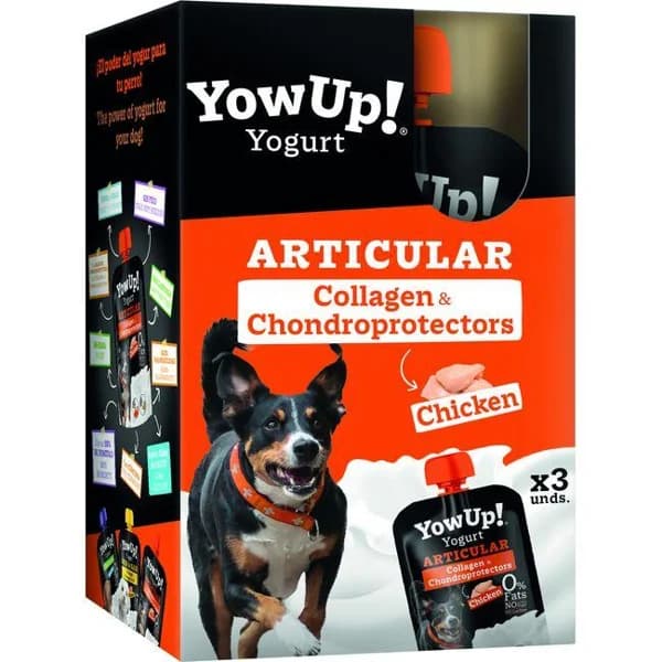 Yogurt de pollo articular para perro YOWUP, pack 3x115 g - 1 ud - Imagen del producto en Findit
