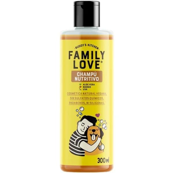 Champú nutritivo para perro FAMILY LOVE, bote 300 ml - 1 ud - Imagen del producto en Findit