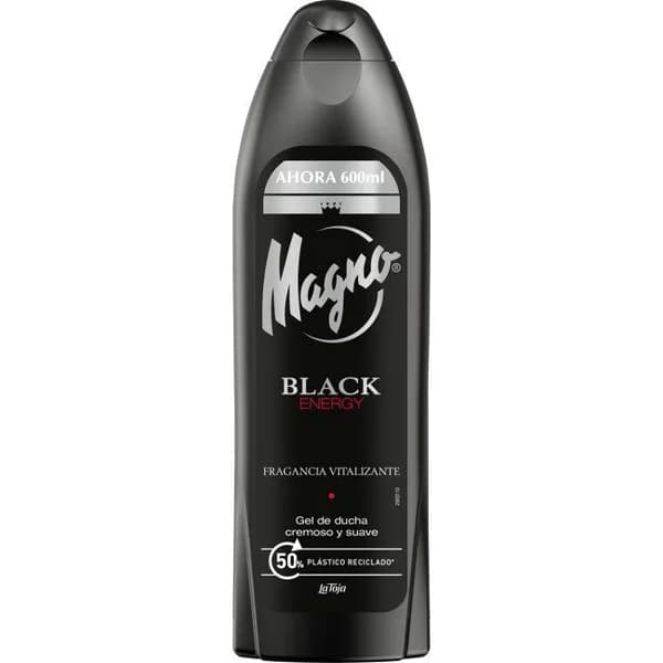 Gel de ducha black energy MAGNO, bote 600 ml - 0.6 l - Imagen del producto en Findit