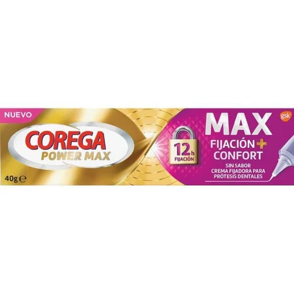 Crema fijadora protesis max fijación + confort COREGA, tubo 40 g - 0.04 kg - Imagen del producto en Findit