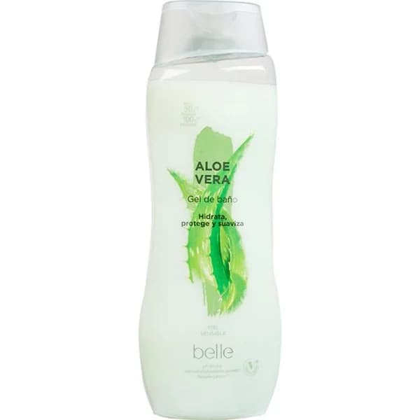 Gel de ducha aloe vera piel sensible BELLE, bote 750 ml - 0.75 l - Imagen del producto en Findit