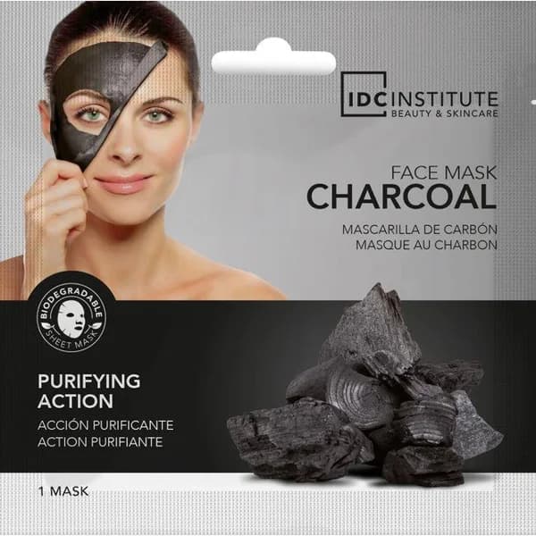 Mascarilla facial tisue carbon IDC, 1 ud - 1 ud - Imagen del producto en Findit