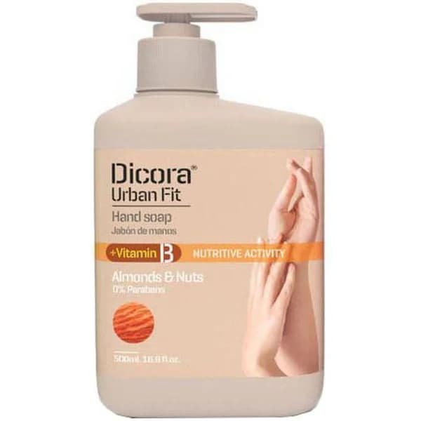 Jabón líquido de almendras para manos DICORA, dosificador 500 ml - 0.5 l - Imagen del producto en Findit