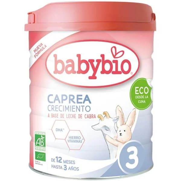 Leche de cabra para lactantes BABYBIO CAPREA 3, lata 800 g - 0.8 kg - Imagen del producto en Findit