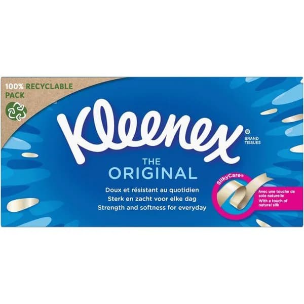 Pañuelo facial original KLEENEX, paquete 72 uds - 72 ud - Imagen del producto en Findit