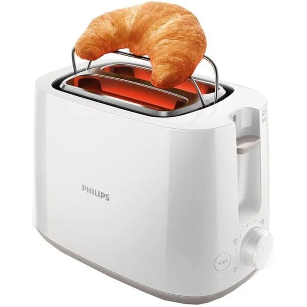Tostador dos ranuras anchas, 800 W, Daily HD2581/00 PHILIPS - 1 ud - Imagen del producto en Findit