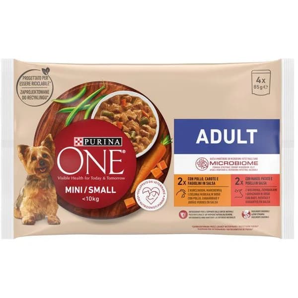 Alimento de pollo para perro mini adulto ONE, paquete 340 g - 0.34 kg - Imagen del producto en Findit