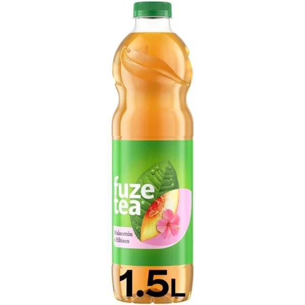 Refresco té al melocotón e hibiscus FUZE TEA, botella 1,5 litros - 1.5 l - Imagen del producto en Findit