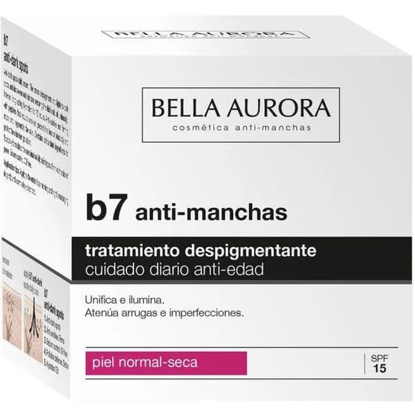 Crema de día piel seca B7 BELLA AURORA, tarro 30 ml - 1 ud - Imagen del producto en Findit