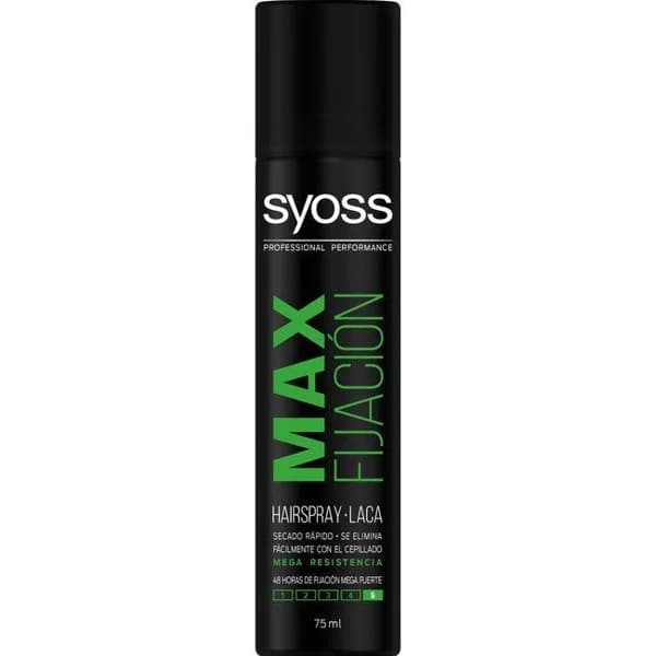 Laca máxima fijación formato viaje SYOSS, spray 75 ml - 1 ud - Imagen del producto en Findit