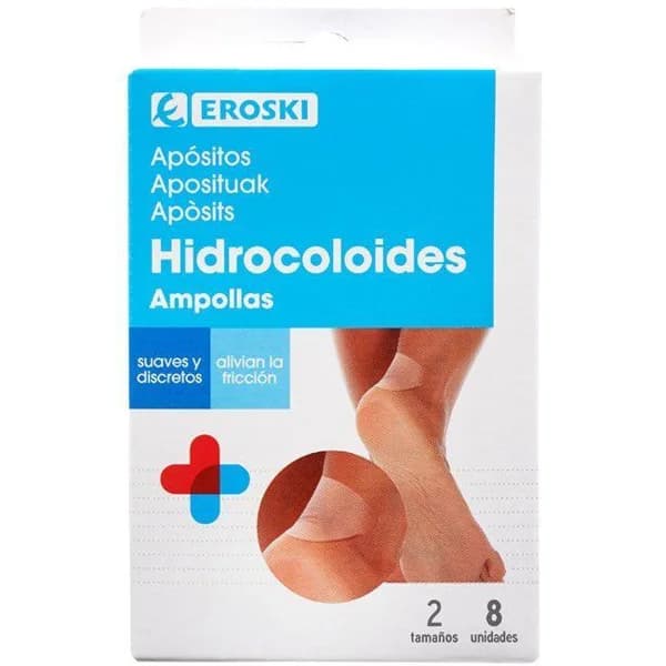 Apósitos ampollas EROSKI, caja 8 unid. - 8 ud - Imagen del producto en Findit