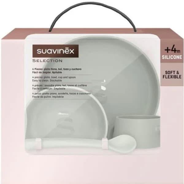 Vajilla infantil silicona intense colour SUAVINEX, pack 1 ud - 1 ud - Imagen del producto en Findit
