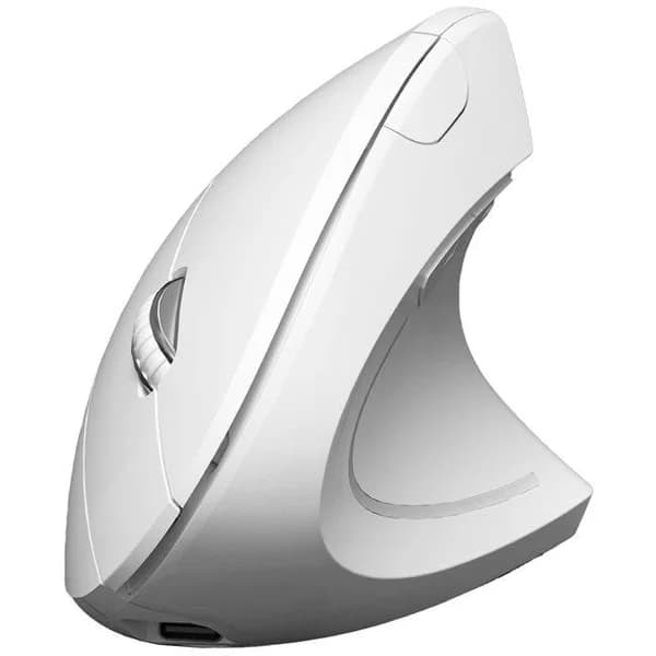 Ratón inalambrico blanco vertical ergonomico dual, glide SUBBLIM - 1 ud - Imagen del producto en Findit