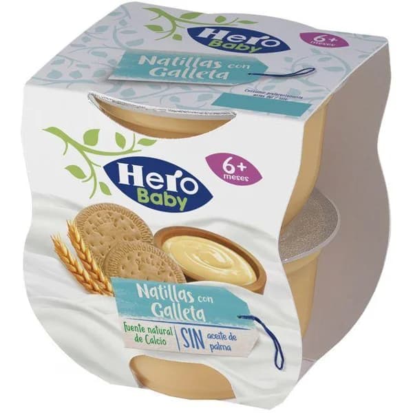 Merienda de galleta HERO, pack 2x130 g - 0.26 kg - Imagen del producto en Findit