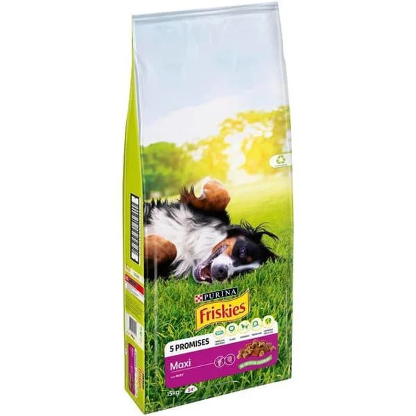 Alimento maxi de carne para perro FRISKIES, saco 15 Kg - 1 ud - Imagen del producto en Findit