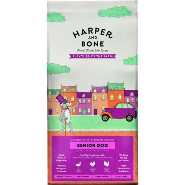 Alimento perro senior recetas de granja HARPER&BONE, bolsa 3 kg - 3 kg - Imagen del producto en Findit