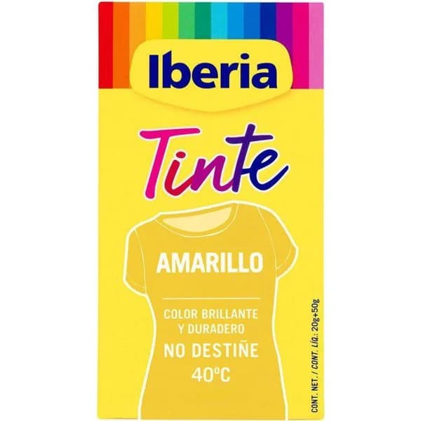 Tinte ropa amarilla IBERIA, caja 1 ud - 1 ud - Imagen del producto en Findit