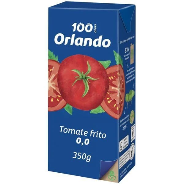 Tomate frito 0% ORLANDO, brik 350 g - 0.35 kg - Imagen del producto en Findit