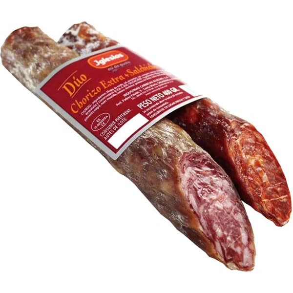 Chorizo-salchichón extra IGLESIAS, pack 400 g - 0.4 kg - Imagen del producto en Findit