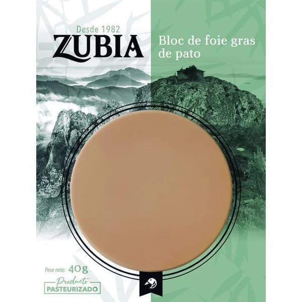 Bloc de Foie gras de pato Mi Muit ZUBIA, blister 40 g - 0.04 kg - Imagen del producto en Findit