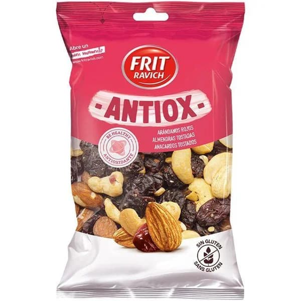 Cóctel de frutos secos antioxidante FRIT RAVICH, bolsa 100 g - 1 ud - Imagen del producto en Findit