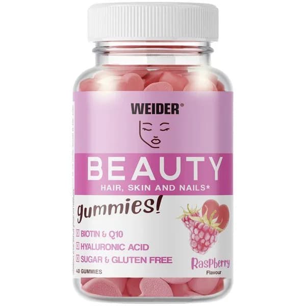 Gummies beauty  WEIDER, 40 uds, bote 160 g - 1 ud - Imagen del producto en Findit