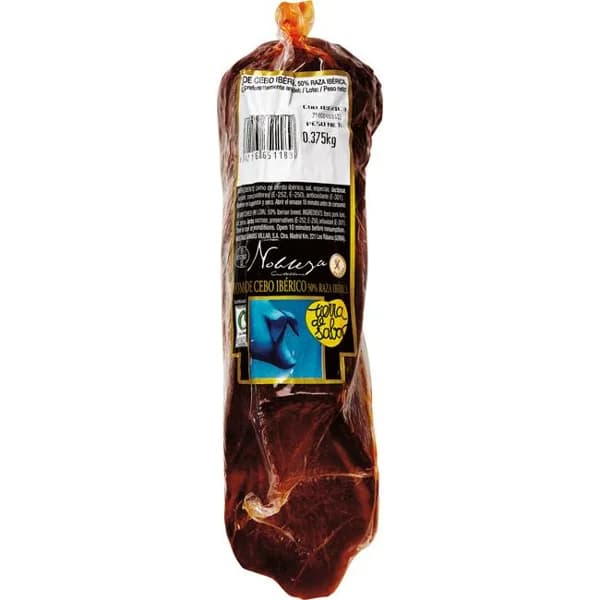 Taco de lomo de cebo 50% raza ibérica NOBLEZA 375GR - 0.38 kg - Imagen del producto en Findit