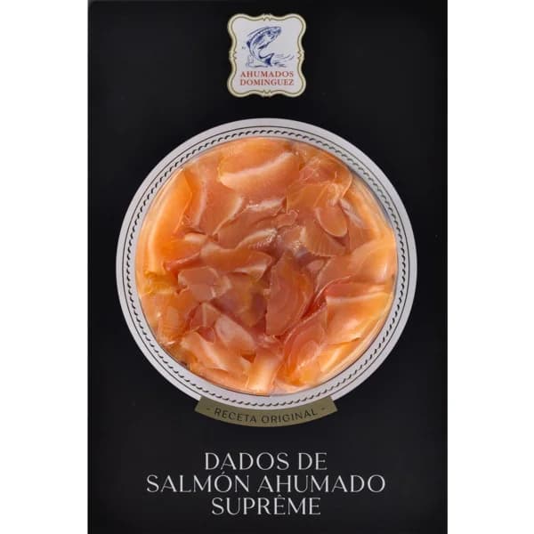 Dados de salmón ahumado DOMINGUEZ, sobre 95 g - 0.09 kg - Imagen del producto en Findit