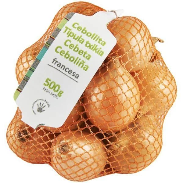 Cebollita francesa EROSKI, malla 500 g - 0.5 kg - Imagen del producto en Findit