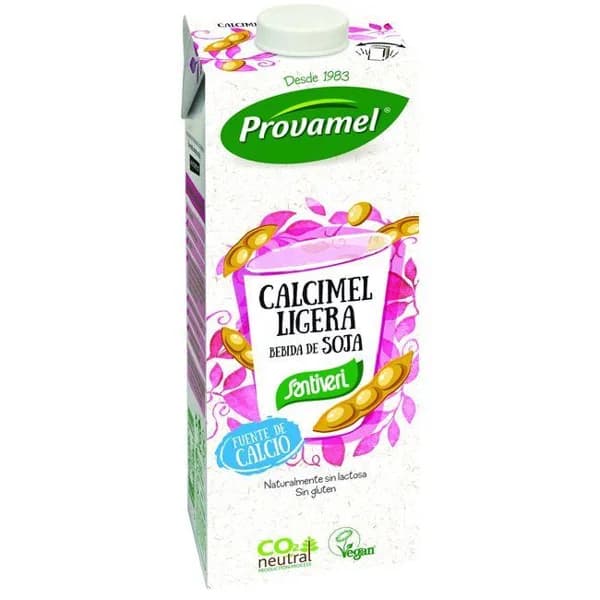 Bebida de soja con calcio ligera PROVAMEL, brik 1 litro - 1 l - Imagen del producto en Findit