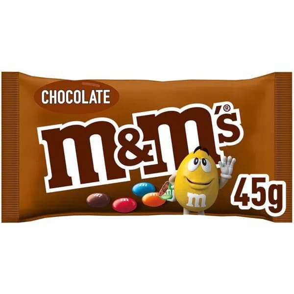 Grageas de chocolate Lc M&M'S, bolsa 45 g - 0.05 kg - Imagen del producto en Findit